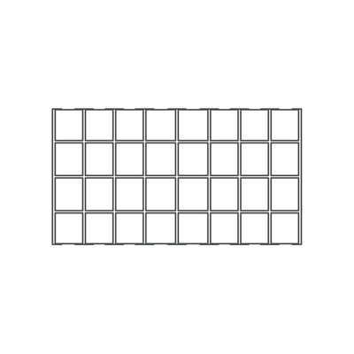 32 Compartment Full Size Tray Liner