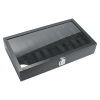 Glass Top Watch Display Case w/ 18-Collars