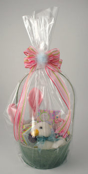 Clear Cello Basket Bags 14 x 24"