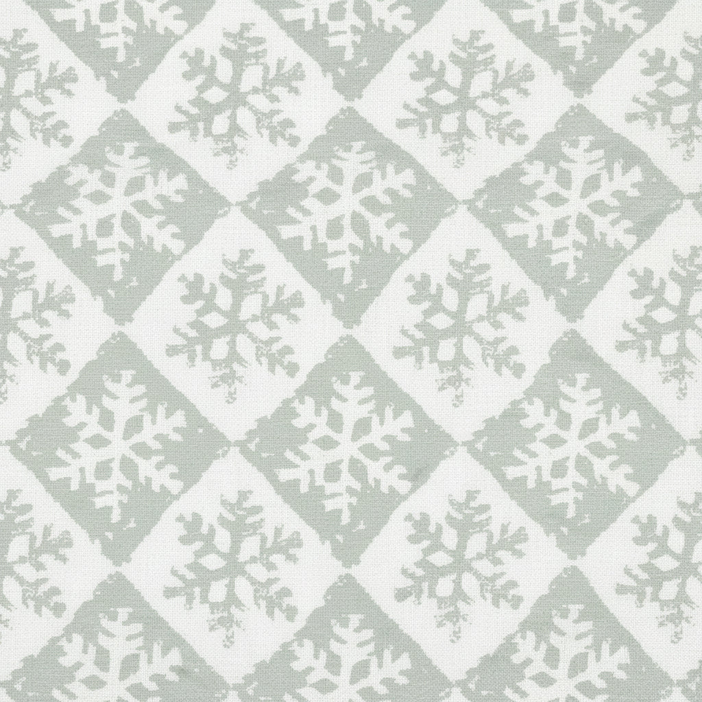 Snowflake Check Silver Printed Tissue Paper