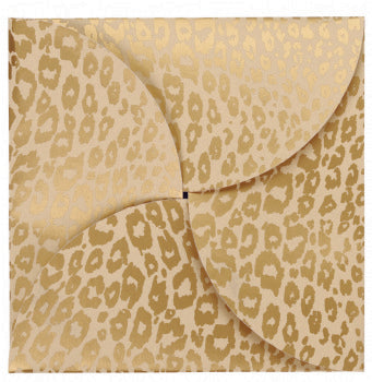 Golden Cheetah Gift Card Folder