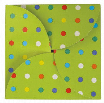 Party Dots Gift Card Folder