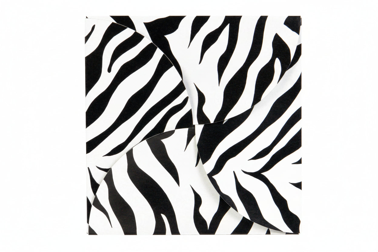 Zebra Stripes Gift Card Folder