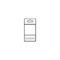 Clear OPP Bags with Hanging Header 2 x 2 (x1000)