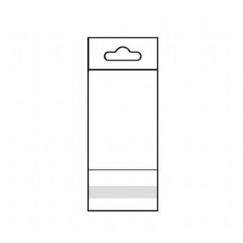 Clear OPP Bags with Hanging Header 2 x 3 (x1000)