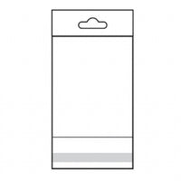Clear OPP Bags with Hanging Header 3 x 4 (x1000)