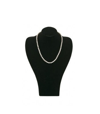 Black Velvet Wide Shoulder Neck Form
