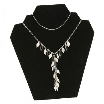 Black Velvet Necklace/Earring Display with Easel