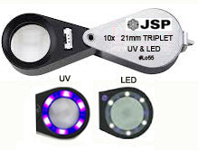UV & LED Triplet 10x 18mm color corrected lens