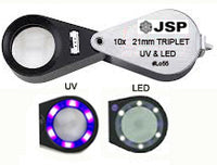 UV & LED Triplet 10x 18mm color corrected lens