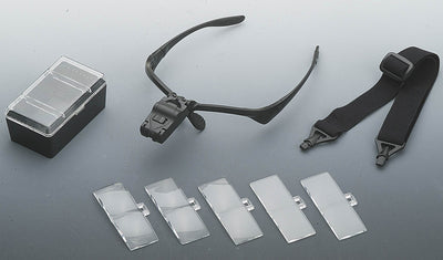 Optical Visor with Dual LED Lights