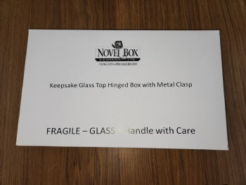 Glass Top Display Case with 36 Gem Jar insert