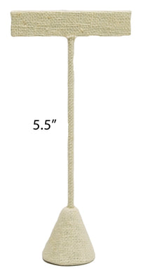 Beige Linen Earring Tree (Medium)