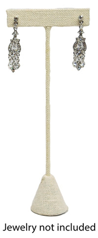 Beige Linen Earring Tree (Large)