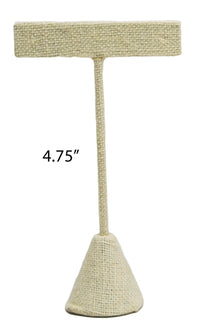 Beige Linen Earring Tree (Small)