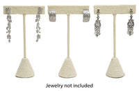 Beige Linen Earring Tree (Small)