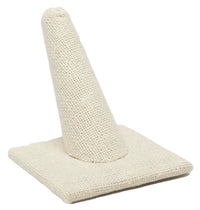 Beige Linen 1 Finger Ring Stand