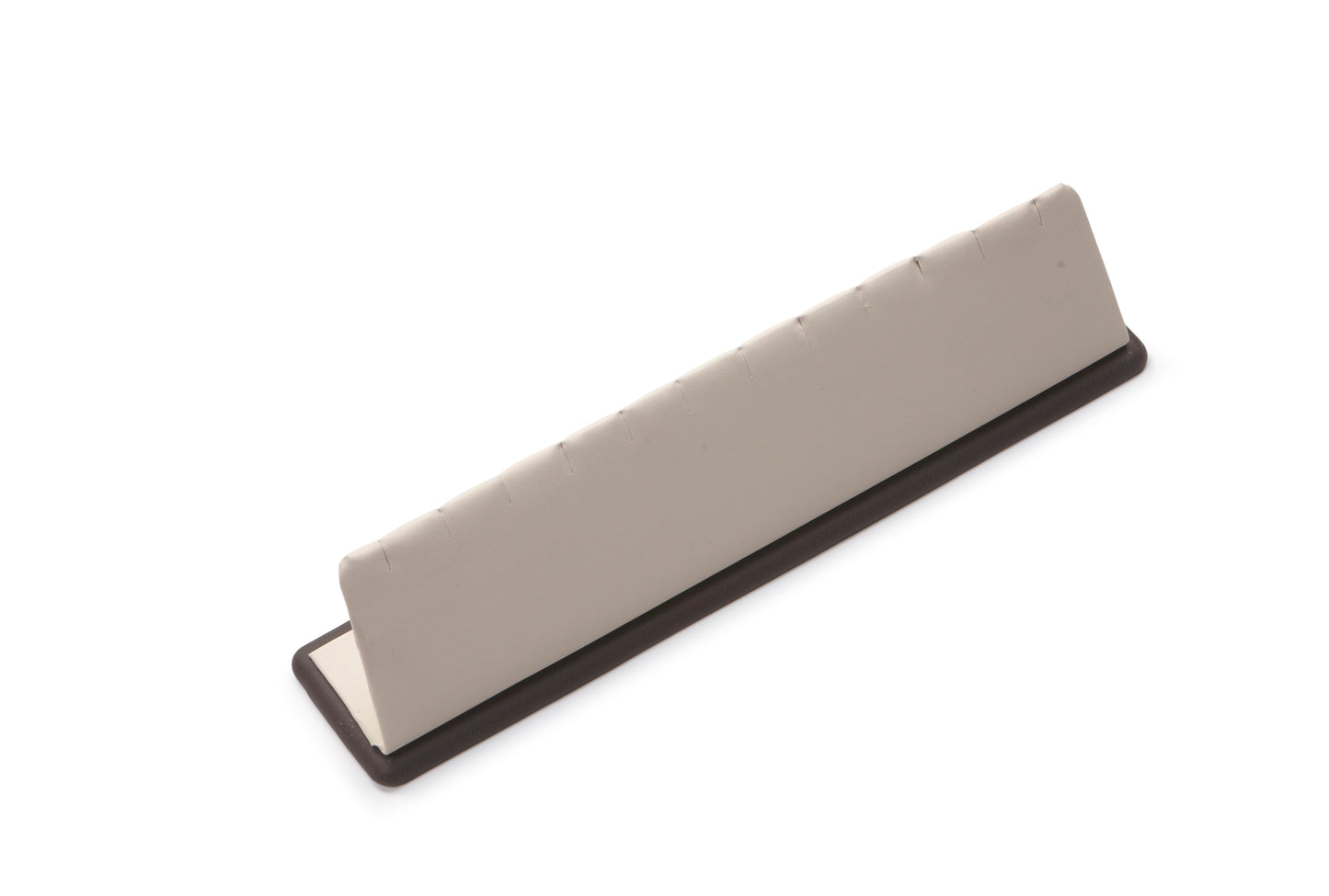 Chocolate/Beige Leatherette 6 Pendant Stand