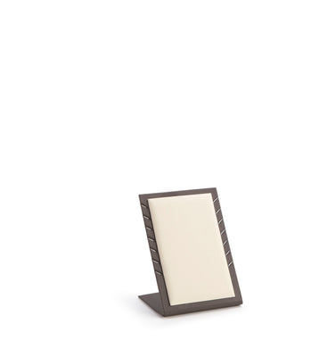 Chocolate/Beige Leatherette 7 Pendant Stand
