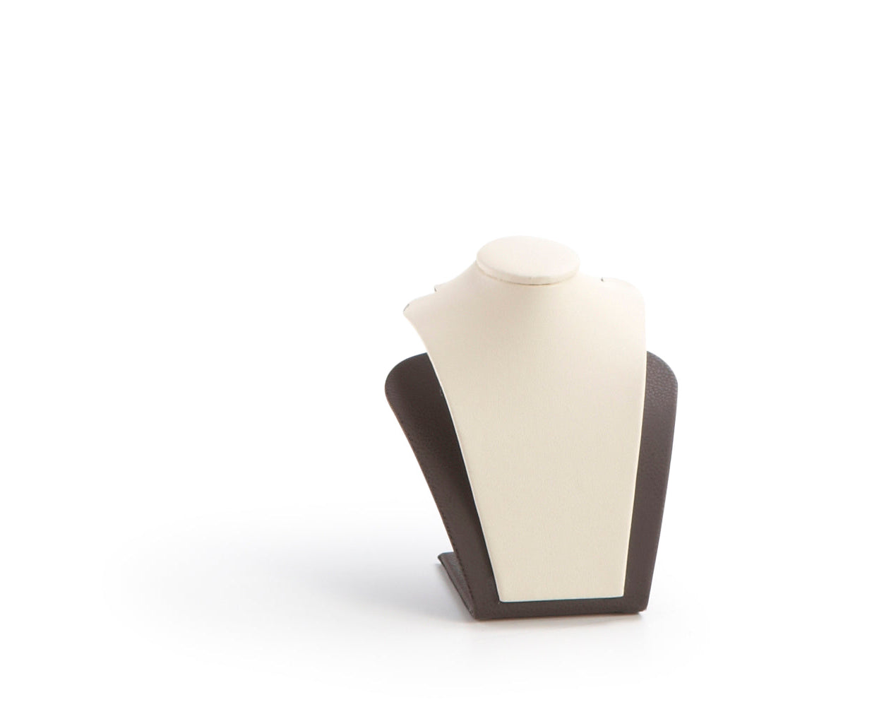 Chocolate/Beige Leatherette Medium Pendant Stand