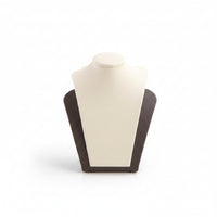 Chocolate/Beige Leatherette Medium Pendant Stand