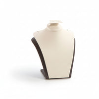 Chocolate/Beige Leatherette Earring/Pendant Stand