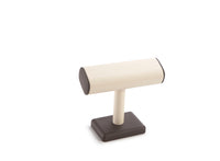 Chocolate/Beige Leatherette Watch T-Bar