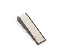Chocolate/Beige Leatherette Thick Bracelet Dome