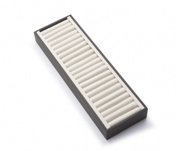 Chocolate/Beige Leatherette Long Bangle Holder