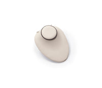 Chocolate/Beige Leatherette Small Neckform