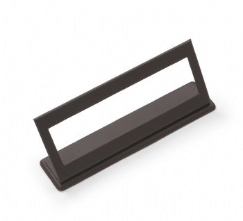 Chocolate Leatherette 6 Pairs Earring Stand