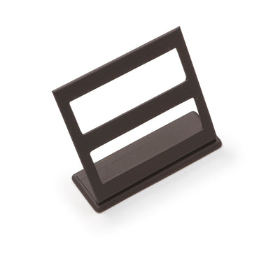Chocolate Leatherette 8 Pairs Earring Stand