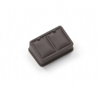 Chocolate Leatherette 2 Pendant Stand