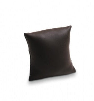 Chocolate Leatherette Pillow