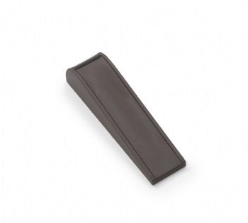 Chocolate Leatherette Thick Bracelet Dome