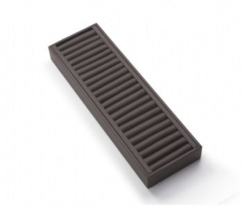 Chocolate Leatherette Long Bangle Holder