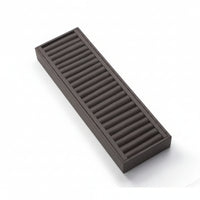 Chocolate Leatherette Long Bangle Holder