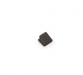 Chocolate Leatherette Clip Ring