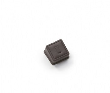 Chocolate Leatherette 1 Clip Ring Stand