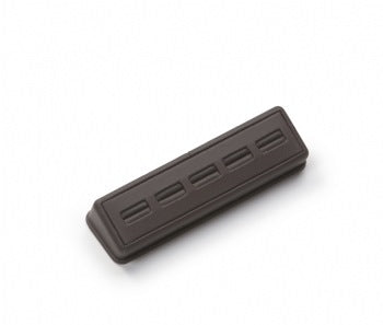 Chocolate Leatherette 5 Ring Slot Stand