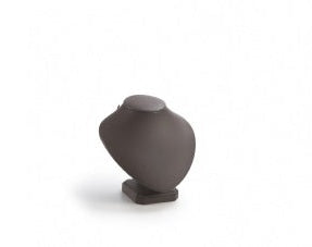 Chocolate Leatherette Medium Neckform