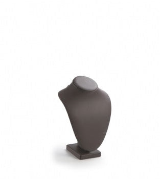 Chocolate Leatherette Large Wood Neckform