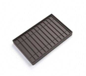 Chocolate Leatherette 12 Bracelet Tray