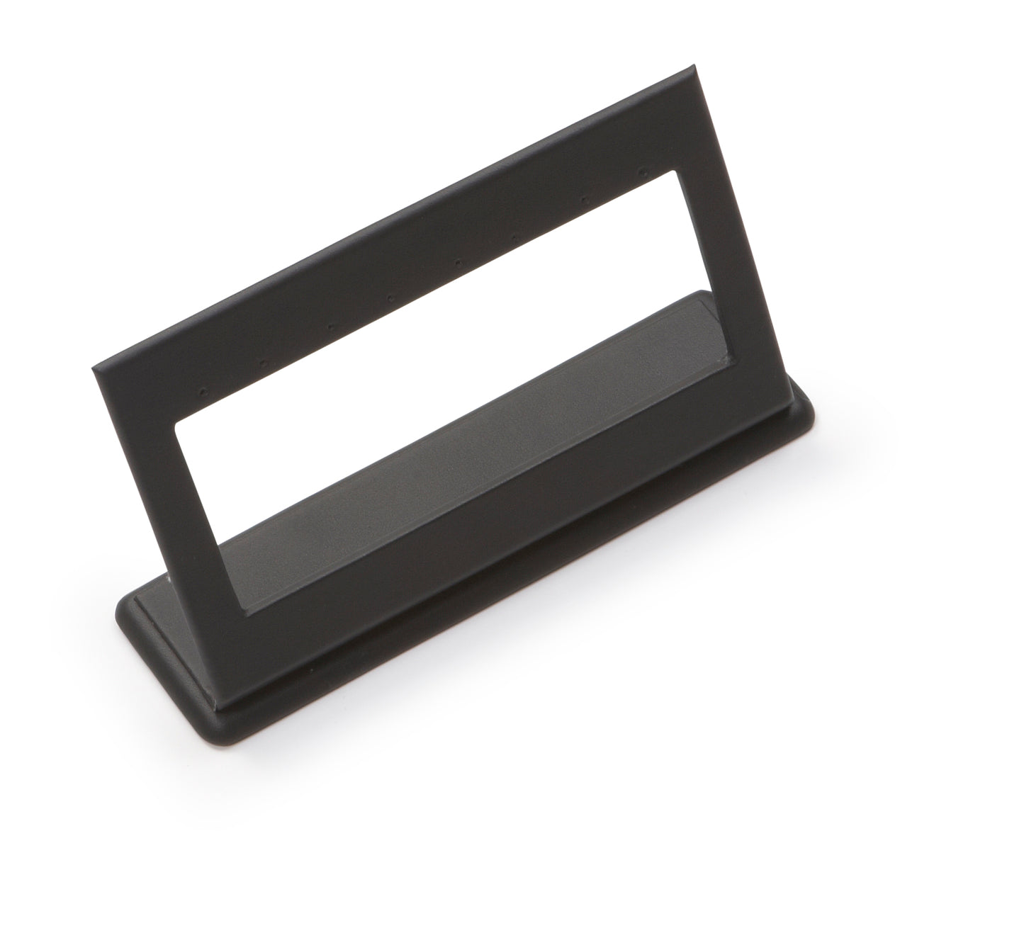 Black Leatherette 4 Pairs Earring Stand