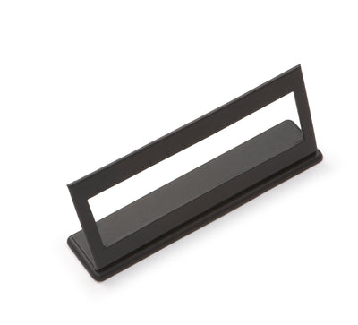 Black Leatherette 6 Pairs Earring