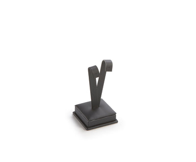 Black Leatherette Medium Earring Stand