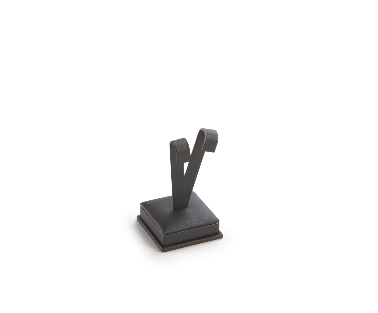 Black Leatherette Short Earring Stand