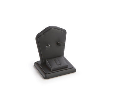 Black Leatherette Ring/Earring/Pendant Stand