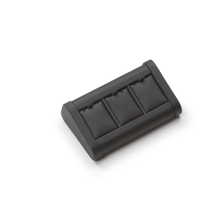 Black Leatherette 3 Pendant Stand