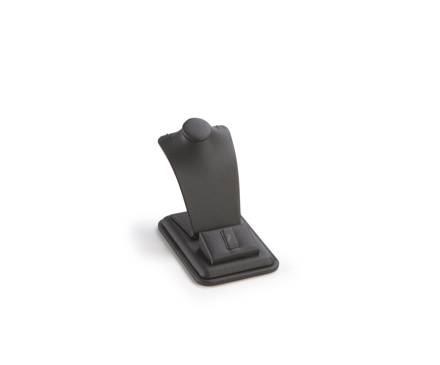 Black Leatherette Pendant/Ring Stand